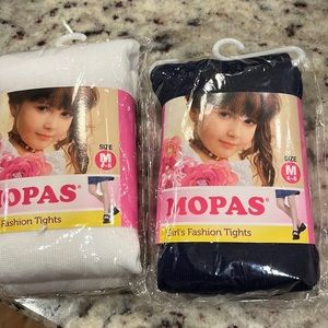 New MOPAS size medium girls fashion tights